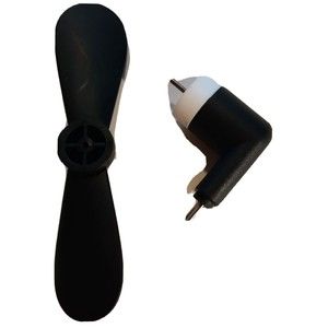 Micro USB Cell Phone Fan for Android - Smartphone - Black - stay cool!